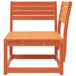 Berkfield Home Garden Sofa Corner Wax Brown 73x73x78 cm Solid Wood Pine - Size: 73 x 73 x 78 cm - thumbnail 4