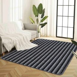 Desire Rugs Eden Non Slip Washable Dirt Trapper Indoor Doormat - Kitchen Mats - Floor Mats in Dark Grey - Size: 40 cm x 60 cm