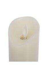 Living and Home 5Pcs Ivory LED Pillar Flameless Candles with Remote - Flickering Flame, Dimmable & Timer - thumbnail 6