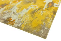 The Rug Shop UK Beige Handmade Wool Abstract Luxurious Easy To Clean Area Rug - Size: 200 cm x 200 cm - thumbnail 2