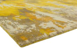 The Rug Shop UK Beige Handmade Wool Abstract Luxurious Easy To Clean Area Rug - Size: 200 cm x 200 cm - thumbnail 4