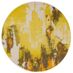 The Rug Shop UK Beige Handmade Wool Abstract Luxurious Easy To Clean Area Rug - Size: 200 cm x 200 cm - thumbnail 7