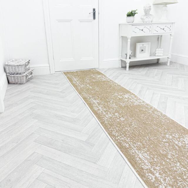 runrug Carpet Runner Rug - Indoor/Outdoor, Reversible, 2mm - 'Tapestry' in Brown - Size: 60 cm x 390 cm - image 1