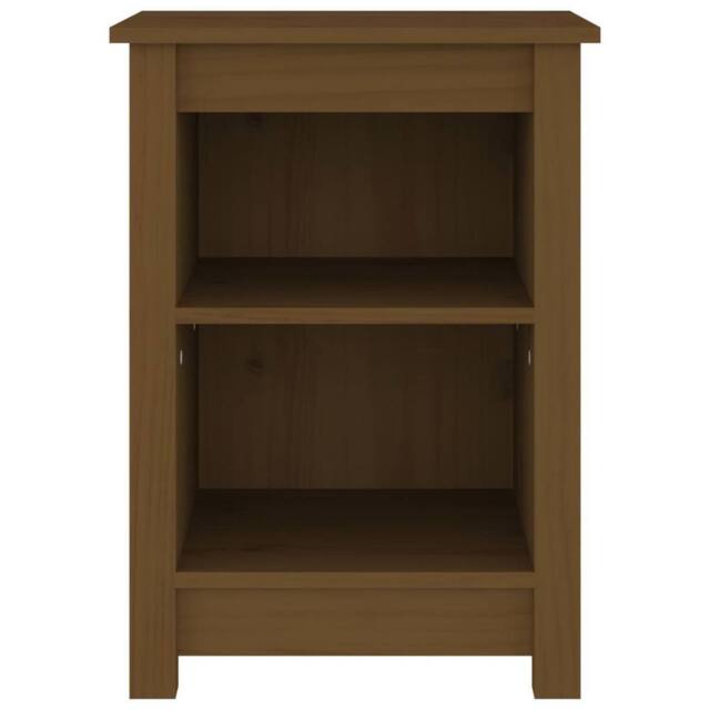 Berkfield Home Beautiful Bedside Cabinet Honey Brown 40x35x55 cm Solid Wood Pine - Size: 40 x 35 x 55 cm - image 1