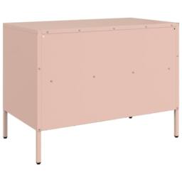 Berkfield Home TV Cabinet Pink 68x39x50.5 cm Steel - thumbnail 8