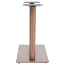 Berkfield Home Bistro Table Leg Brass 70x40x72 cm Stainless Steel in Brown - Size: 70 x 40 x 72 cm - thumbnail 3