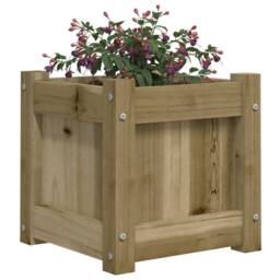 Berkfield Home Garden Planters 2 pcs Impregnated Wood Pine in Brown - thumbnail 4