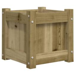 Berkfield Home Garden Planters 2 pcs Impregnated Wood Pine in Brown - thumbnail 8