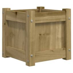Berkfield Home Garden Planters 2 pcs Impregnated Wood Pine in Brown - thumbnail 5