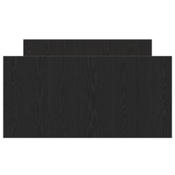 Berkfield Home Bed Frame without Mattress Black Oak 90x190 cm Engineered Wood - thumbnail 7