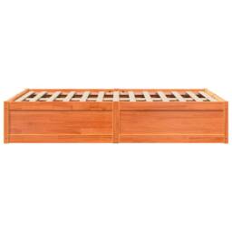 Berkfield Home Bed w/Drawers & Mattress Wax Brown 90x190 cm Single Solid Wood… - Size: Small Double - thumbnail 5