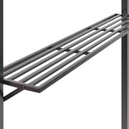 Wyld and Coco Garden Gazebo Dark Green Fabric Steel Frame 240 x 148 cm - thumbnail 7