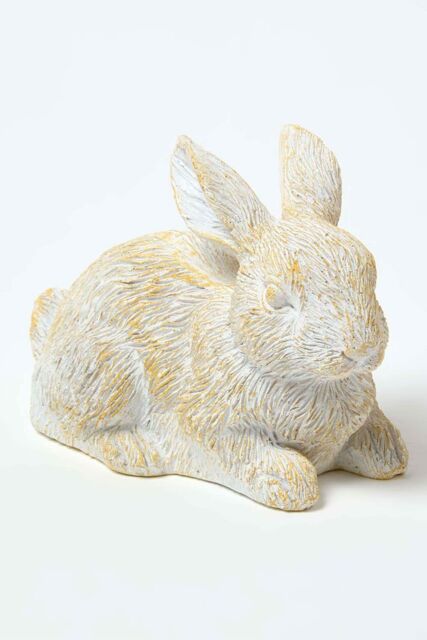 Homescapes White Rabbit Hollow Resin Key Keeper - image 1