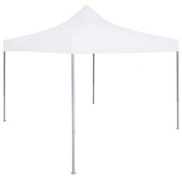 Berkfield Home Professional Folding Party Tent 3x3 m Steel White - thumbnail 2