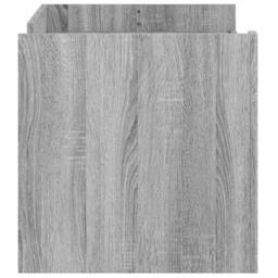Berkfield Home Durable Coffee Table Grey Sonoma 100x50x50 cm Engineered Wood - Size: 100 x 50 x 50 cm - thumbnail 5