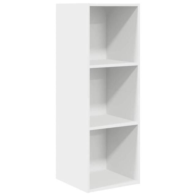 Berkfield Home Wall-mounted TV Cabinet White 37x37x107 cm Engineered Wood - Size: 37 x 37 x 107 cm - image 1