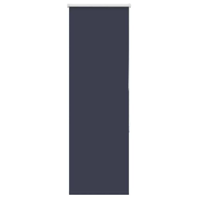 Berkfield Home Roller Blind Blackout Marine 45x175 cm Fabric Width 40.7 cm Polyester in Blue - image 1