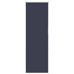 Berkfield Home Roller Blind Blackout Marine 45x175 cm Fabric Width 40.7 cm Polyester in Blue