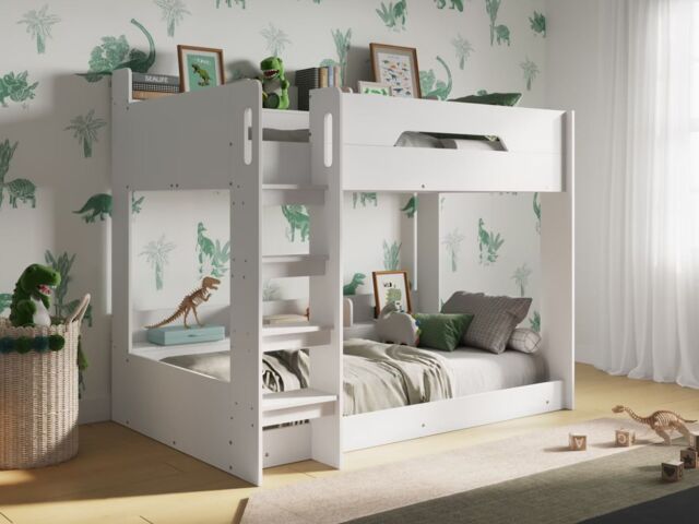 Flair Gravity Bunk Bed in White - Size: Single - image 1