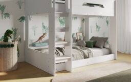 Flair Gravity Bunk Bed in White - Size: Single - thumbnail 5