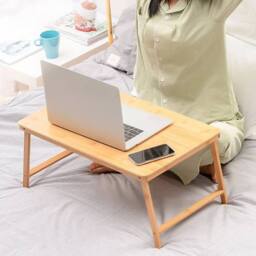 EONLION Folding Coffee Table Low Table Furniture in Brown - Size: 100 cm - thumbnail 3