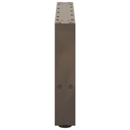 Berkfield Home Coffee Table Legs Natural Steel 2 pcs 50x(30-31) cm Steel in Grey - thumbnail 6