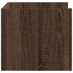 Berkfield Home Wall Shelf Brown Oak 70.5x35x30.5 cm Engineered Wood - thumbnail 5