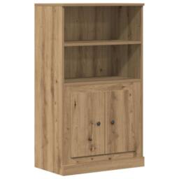 Berkfield Home Highboard Artisian Oak 60x35.5x103.5 cm Engineered Wood in Brown - thumbnail 1