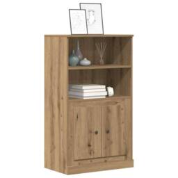 Berkfield Home Highboard Artisian Oak 60x35.5x103.5 cm Engineered Wood in Brown - thumbnail 3