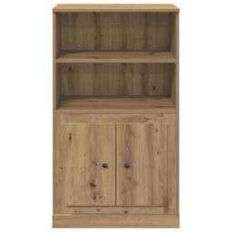Berkfield Home Highboard Artisian Oak 60x35.5x103.5 cm Engineered Wood in Brown - thumbnail 5
