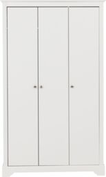 Seconique Stratford 3 Door Wardrobe in White - thumbnail 3