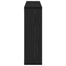Berkfield Home Wall Shelf - Black Oak, 85 x 16 x 52.5 cm, Made of Engineered Wood - Size: 85 x 16 x 52.5 cm - thumbnail 7