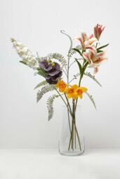 Homescapes Artificial Stem of Lilium Auratum Flowers, 80 cm in Pink - thumbnail 6