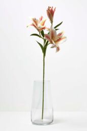 Homescapes Artificial Stem of Lilium Auratum Flowers, 80 cm in Pink - thumbnail 5