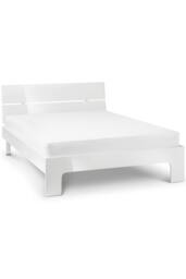 Julian Bowen Manhattan High Gloss Bed in White - Size: King - thumbnail 4