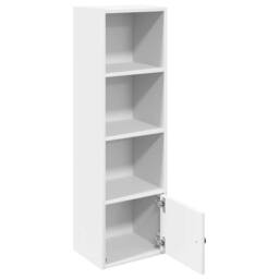 Berkfield Home Bookcase White 31x24x102 cm Engineered Wood - Size: 31 x 24 x 102 cm - thumbnail 4