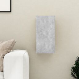 Berkfield Home TV Cabinet Concrete Grey 30.5x30x60 cm Engineered Wood - thumbnail 1
