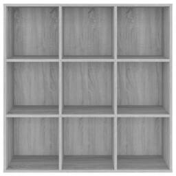 Berkfield Home Book Cabinet Grey Sonoma 98x29x97.5 cm - thumbnail 3