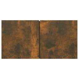 Berkfield Home Hanging TV Cabinets 2 pcs Smoked Oak 60x30x30 cm in Brown - Size: 60 x 30 x 30 cm - thumbnail 6