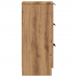 Berkfield Home Sideboard Artisan Oak 30x30x70 cm Engineered Wood in Brown - Size: 30 x 30 x 70 cm - thumbnail 6