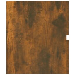 Berkfield Home Sink Cabinet Smoked Oak 100x38.5x45 cm Engineered Wood in Brown - thumbnail 5