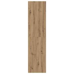 Berkfield Home Wardrobe Artisian Oak 80x50x200 cm Engineered Wood in Brown - Size: 80 x 50 x 200 cm - thumbnail 5