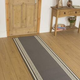 runrug Hallway Carpet Runner Rug - Soft & Comfy, 9mm - 'Key' in Grey - Size: 60 cm x 330 cm - thumbnail 5