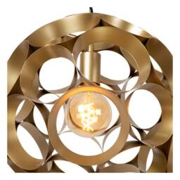 Netlighting Hannelore Pendant light 40cm 1xE27 Matt Gold Brass Special Offer - thumbnail 5