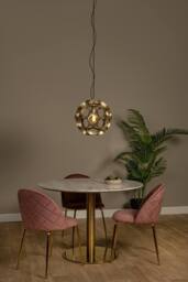 Netlighting Hannelore Pendant light 40cm 1xE27 Matt Gold Brass Special Offer - thumbnail 3