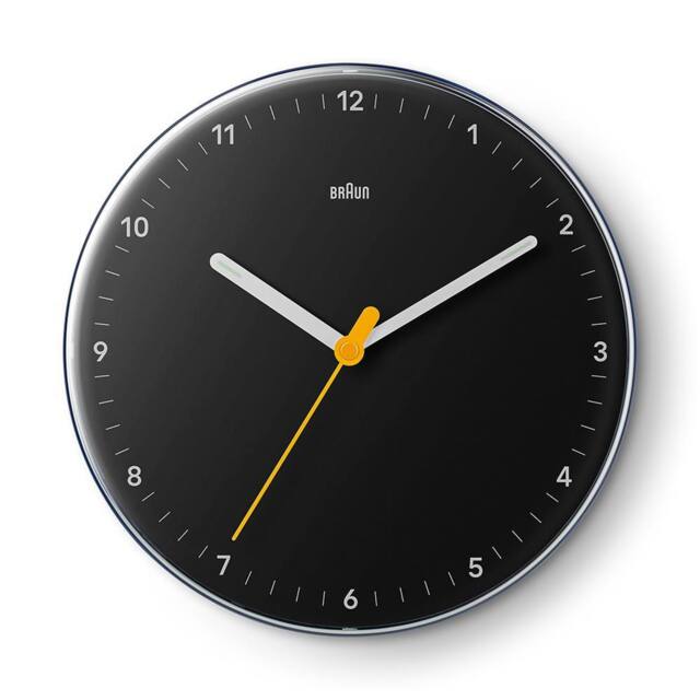 Braun Classic 23cm Wall Clock in Black - image 1