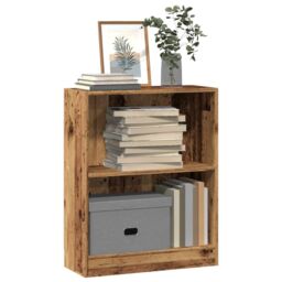 Berkfield Home Bookcase Old Wood 60x24x76 cm Engineered Wood in Brown - Size: 60 x 24 x 76 cm - thumbnail 1