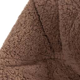 icon 2 Pack Kids Kingston Teddy Berber Fleece Classic Dome Bean Bag in Brown - Size: Medium - thumbnail 6