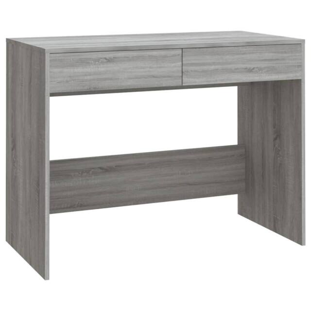 Berkfield Home Desk Grey Sonoma 101x50x76.5 cm Engineered Wood - image 1