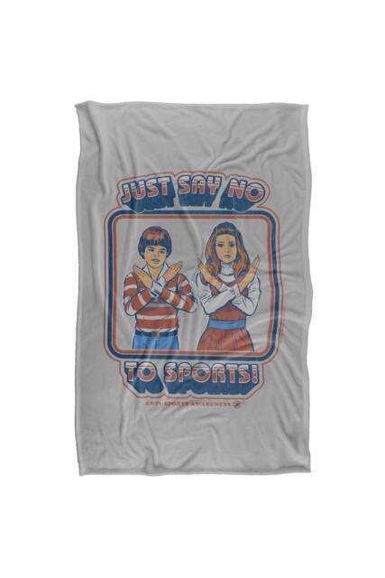 Steven Rhodes Say No To Sports Silky Touch Super Soft Throw Blanket - Size: Small - image 1